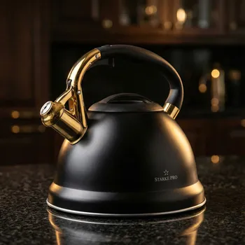 Konvice na čaj STARKE PRO ASTERIA II 3 l nerezová konvice s píšťalkou