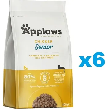 Krmivo pro kočku APPLAWS Cat Senior Chicken 6x400 g