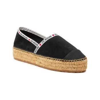 Dámské baleríny Espadrilky LOVE MOSCHINO JA10553G0IIG0000 Černá 37