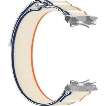 Módní doplněk Nylonový řemínek pro Xiaomi Amazfit T-Rex 3 - Oranžovo béžový