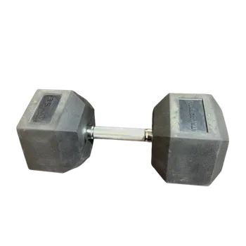 TRUESTEEL Jednoruční činky Hexagon TrueGrip 27,5 kg - vrácené zboží Váha: 35 kg