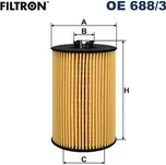 Olejový filtr FILTRON, FI OE688/3
