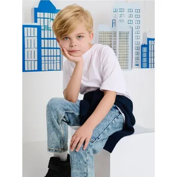 Pánské džíny Sinsay - Zateplené džíny - indigo jeans - 577AY-57J - 577AY-57J-98-1