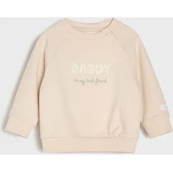 Oblečení a móda Sinsay - Mikina s kulatým výstřihem - béžová - 816FW-02X - 816FW-02X-74