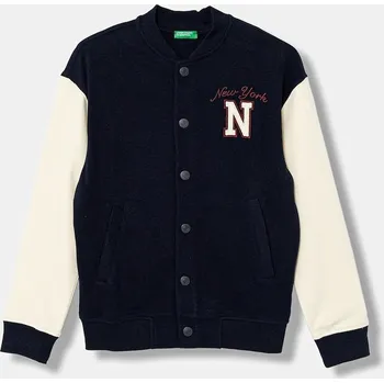 Chlapecká mikina Dětská mikina United Colors of Benetton 32N4C505F.G.seasonal námořnická modř 59X, vel. 150