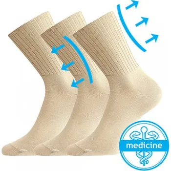 Dámské ponožky VoXX Boma Lonka Litex+ponožky Boma Diarten, ponožky Boma Diarten, Boma, 100603 Béžová 31-32 (46-48)