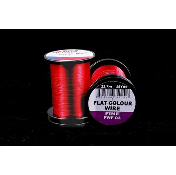 Rybářský prut HENDS FLAT COLOUR WIRE FINE - ČERVENÁ FWF03