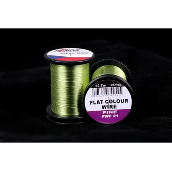 Rybářský prut HENDS FLAT COLOUR WIRE FINE - CHARTREUSE FWF01