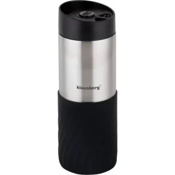 Termohrnek Klausberg TERMOHRNEK 400ML 18/8 NEREZOVÁ OCEL KLAUSBERG ČERNÝ KB-7633