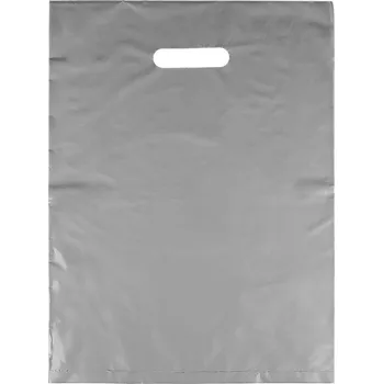 Nákupní taška Igelitová taška 25x35 cm Varianta: 2 stříbrná, Balení: 50 ks