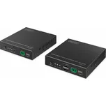 Digitus HDMI Fiber KVM IP Extender Set (schwarz, 4K/60Hz)