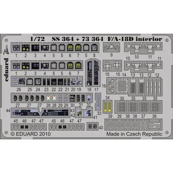 Plastikový model 1/72 F/A-18D interior (ACAD)