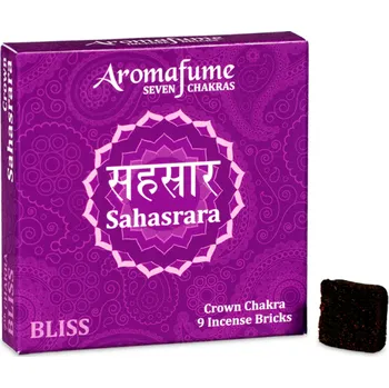 Aromafume Vonné cihličky 7 Čaker Sahasrara, 9 ks