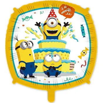 Balónek Procos Balónek fóliový Mimoni párty čtverec 46 cm