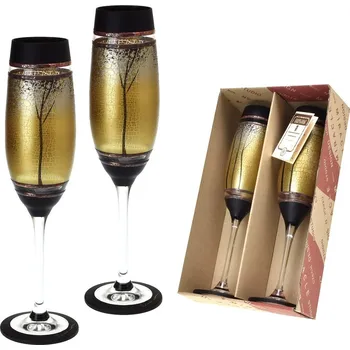 Sklenice Studio Miracle - Vlasta Voborníková Sklenice na sekt 190 ml - GC2116 - sada 2 ks