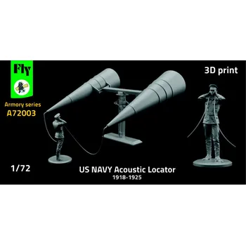 Plastikový model 1/72 US NAVY Acoustic Locator 1918-1925