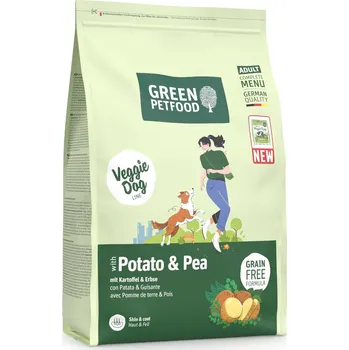 Krmivo pro psa 3kg Green Petfood VeggieDog Grainfree brambory a hrášek