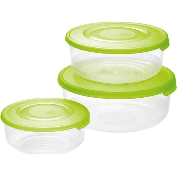 Dóza na potraviny Tontarelli Dóza na potraviny Family kulatá 3 ks zelená