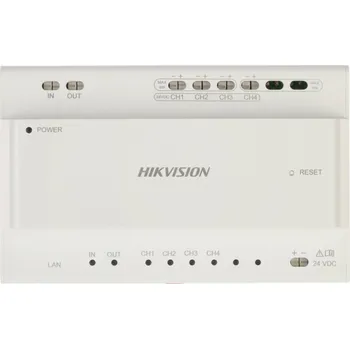 IP kamera Hikvision DS-KAD704Y - Video/Audio distributor-injektor až pro 4 zařízení