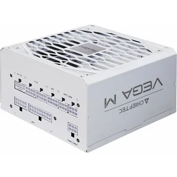 PC skříň Chieftec Vega M 750W White (weiß, 1x 12 Pin High Power GPU, 4x PCIe, Kabelmanagement, 750 Watt)