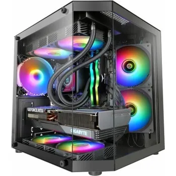 PC skříň Mars Gaming MC-3TLITE Mini Tower Černá