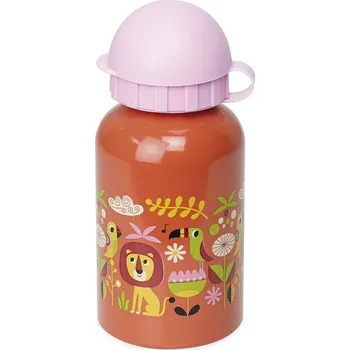 Hračka pro nejmenší Vilac Kovová láhev 1ks červená s růžovým víčkem