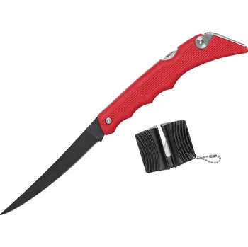 Sport Zavírací nůž Dellinger Fillet Red + brousek