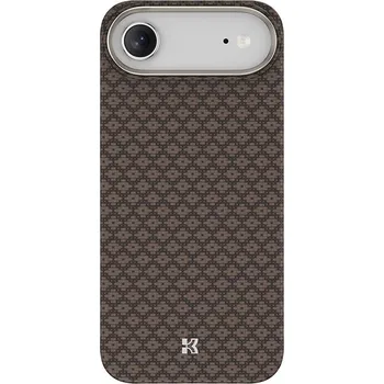 Pouzdro na mobilní telefon Zadní kryt Benks Magnetic Armor Air Grid Kevlar 600D (A068) s kovovým rámem pro iPhone Air zlatý