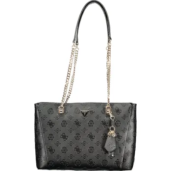 Módní doplněk Černá kabelka GUESS JEANS GUESS JEANS černá | žlutá 3506825