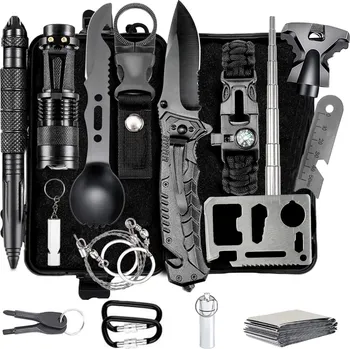 Vybavení pro přežití Survival box na přežití "KPZ-BOX" 15v1! EDC