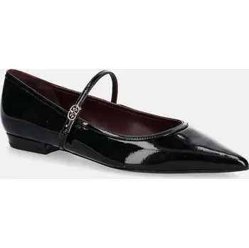 Dámské baleríny Kožené baleríny Tory Burch Double T Buckle Mary Jane 162764.006 černá 99X, EUR 36