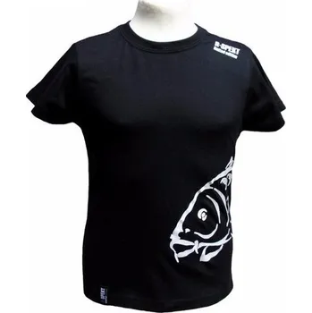 R-Spekt Dětské tričko Carper Kids černé - vel. 7/8 let