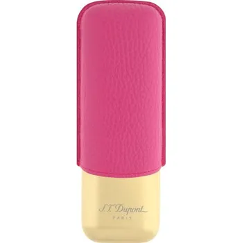 S.T. DUPONT - FUCHSIA PINK - Kožené pouzdro na doutníky