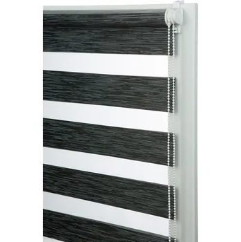 Roleta Dvojroleta Exclusive, 57 × 150 cm, černá