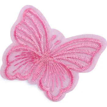 Nášivka Motýl vyšívaný na monofilu k našití a nalepení