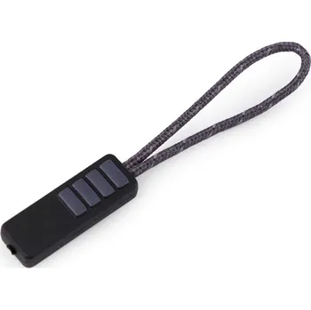 Zip Poutko na jezdce / taháček, střední, 3 šedá