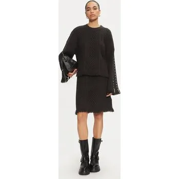 Dámská sukně Karen by Simonsen Trapézová sukně Rollana 10105197 Černá Loose Fit XS