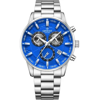 Sada pánského spodního prádla Pánské hodinky Giewont Chronograph Sapphire Silver Blue GW4580-B3 NEUPLATŇUJE SE