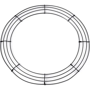 Drátěný základ na věnec Ø45 cm - černá
