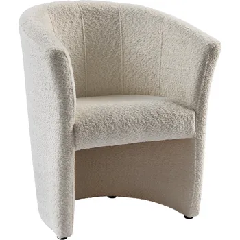 Křeslo Klubové křeslo, smetanová látka Coral, CUBA