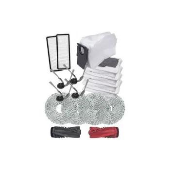 Sada příslušenství pro robotický vysavač HEPA filtry, kartáče pro vysavač ROBOROCK QRevo C White sada mopů a sáčků 17ks