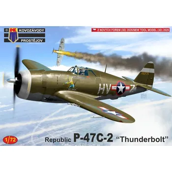 Plastikový model 1/72 Republic P-47C-2 'Thunderbolt' (3x camo)