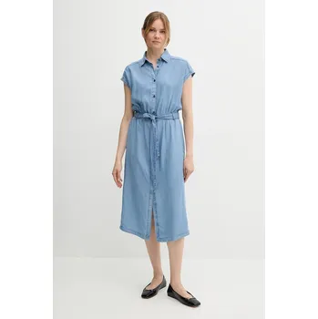 Dámská móda Šaty United Colors of Benetton 4KHNDV0BI modrá 50X, vel. XS
