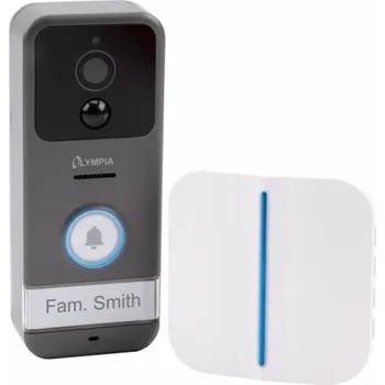 Zvonek na kolo Olympia Olympia Video zvonek VDB 824YA - digitální zvonek Gong DC 433