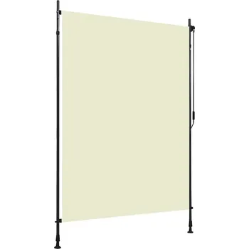 vidaXL Venkovní roleta 150 x 270 cm krémová