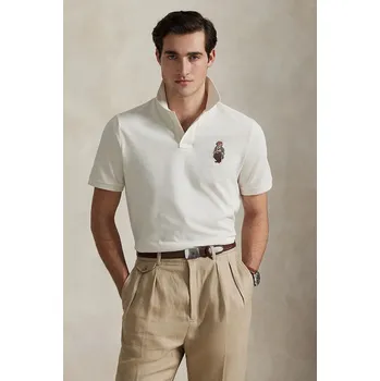 Oblečení a móda Bavlněné polo tričko Polo Ralph Lauren 710P00082 bílá 00X, vel. L