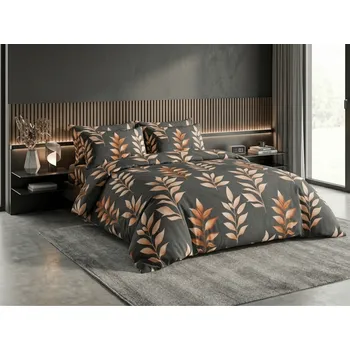 Povlečení Flanelové povlečení DERAMI šedé Rozměr povlečení: 70 x 90 cm | 140 x 200 cm