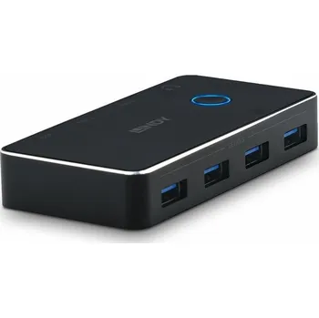 USB hub Lindy USB HUB Adaptér Lindy USB 3.0 Sharing Switch 2:4