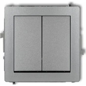 Svícen Karlik Flush namontovaný svícen Deco Silver Metallic (7DWP-2)