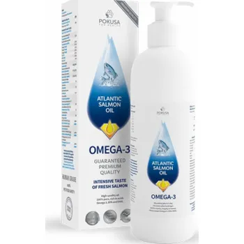 POKUSA RawDietLine Atlantic Salmon Oil - doplňky stravy pro psy a kočky - 300ml